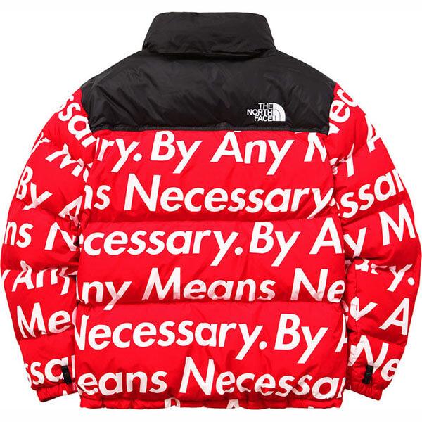 シュプリーム ノースフェイス 偽物 Supreme The North Face By Any Means Nuptse Jacket201116CC01992